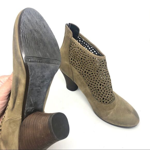 Audley london taupe leather lattice ankle boots 39 - Picture 9 of 16